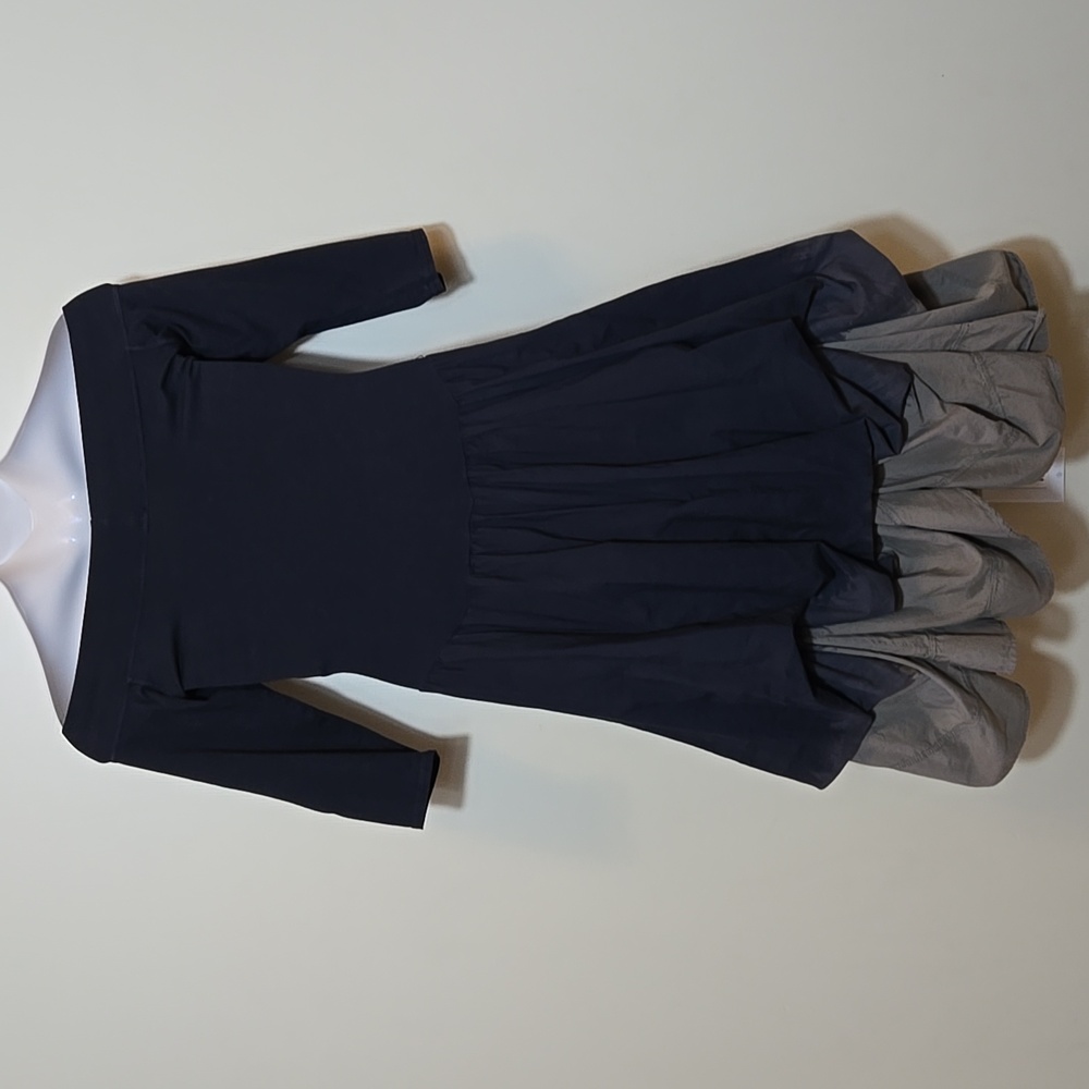 Luna Luz Women's Dress Size Medium Bubble Tie Hem Dip Dye Hippie Festival Cotton - Picture 6 of 15